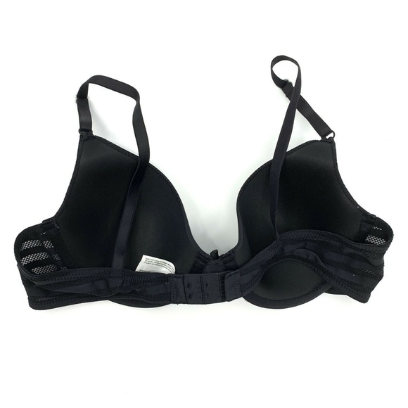 Maidenform Self Expressions T-Shirt Bra Womens Size 36B Black Stripe Underwire - Picture 6 of 10